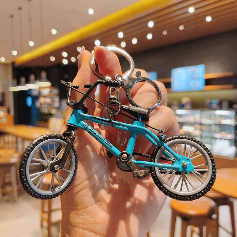 Mini llavero de bicicleta de aleación de zinc al por mayor